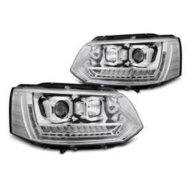 PHARES TUBE DE LUMIÃˆRE DRL CHROME VW T5 SEQ convient 2010-2015