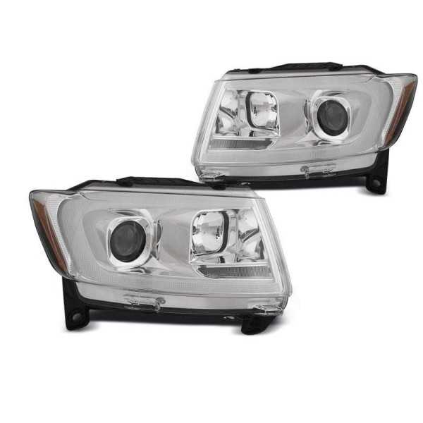 CHRYSLER JEEP GRAND CHEROKEE 11-13 CHROME tube lumineux SEQ