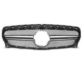GRILL BLACK REGARD ARGENT SPORT convient MERCEDES CLA W117 13-19