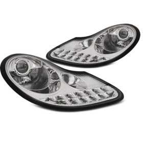 PHARES DAYLIGHT CHROME convient PORSCHE BOXSTER 96-04 / 911 996