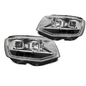 PHARES TUBE DE LUMIÃˆRE CHROME DRL SEQ VW T6 correspond Ã  15-19