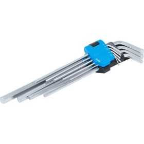 Jeu de clÃ©s allen extra longues six pans intÃ©rieurs 1 5 10 mm 9 piÃ¨ces