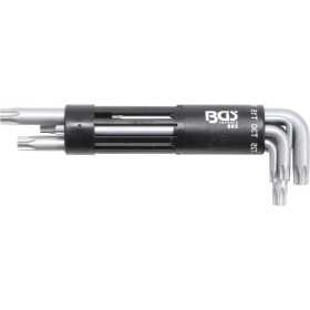 Jeu de clÃ©s allen extra longues Profil T pour Torx avec perÃ§age T10 T50 8 piÃ¨ces