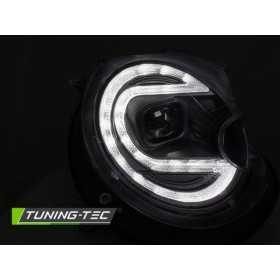 PHARES TUBE NOIR LED LUMIÈRE MINI BMW adapte (COOPER) 06-14 | tunin...