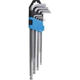 Jeu de clÃ©s allen en pouces six pans intÃ©rieurs / six pans intÃ©rieurs Ã  tÃªte sphÃ©rique 1/16" 3/8" 9 piÃ¨ces