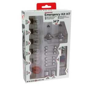 COFFRET D'AMPOULES DE REMPLACEMENT H7 + 18 AMPOULES + 12 FUSIBLES