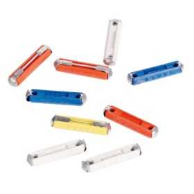 BLISTER DE 10 FUSIBLES CERAMIQUE AMPERAGE VARIABLE