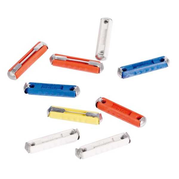 BLISTER DE 10 FUSIBLES CERAMIQUE AMPERAGE VARIABLE