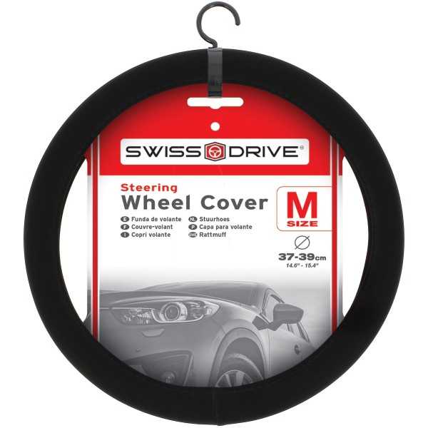 COUVRE VOLANT SILK TOUCH NOIR