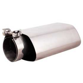 SORTIE D'ECHAPPEMENT INOX. INT:55-65 EXT:74X141 LONG:220