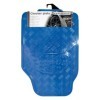 TAPIS CAOUTCHOUC LOOK ALU 4PCES BLEU
