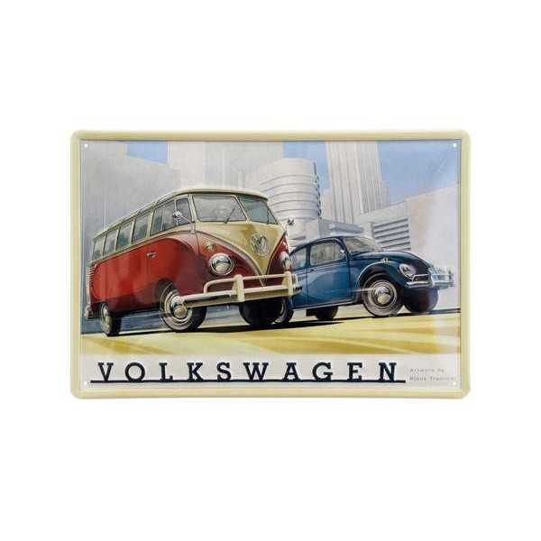 VW T1 BUS ET BEETLE METAL ACCES - PAYSAGE INDUSTRIELLE |  | Décoration