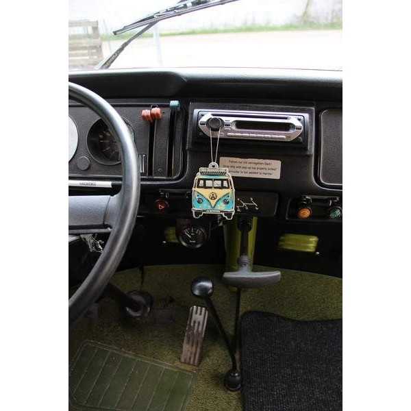 VW T1 BUS DÉSODORISANT - pina colada / TURQUOISE |  | Désodorisant