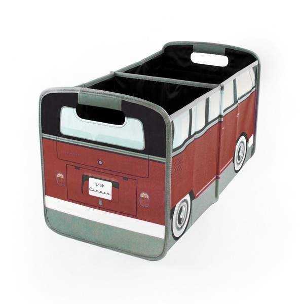VW T1 BUS RANGEMENT PLIABLE - ROUGE / NOIR