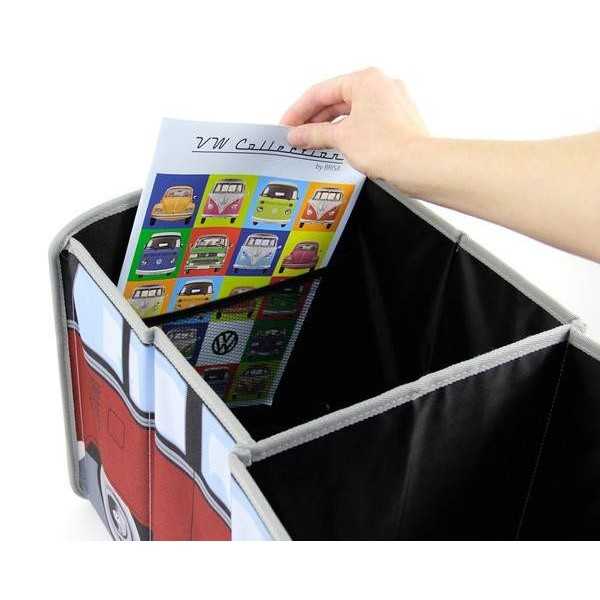 VW T1 BUS RANGEMENT PLIABLE - ROUGE / NOIR |  | Décoration