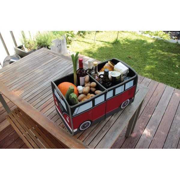 VW T1 BUS RANGEMENT PLIABLE - ROUGE / NOIR |  | Décoration