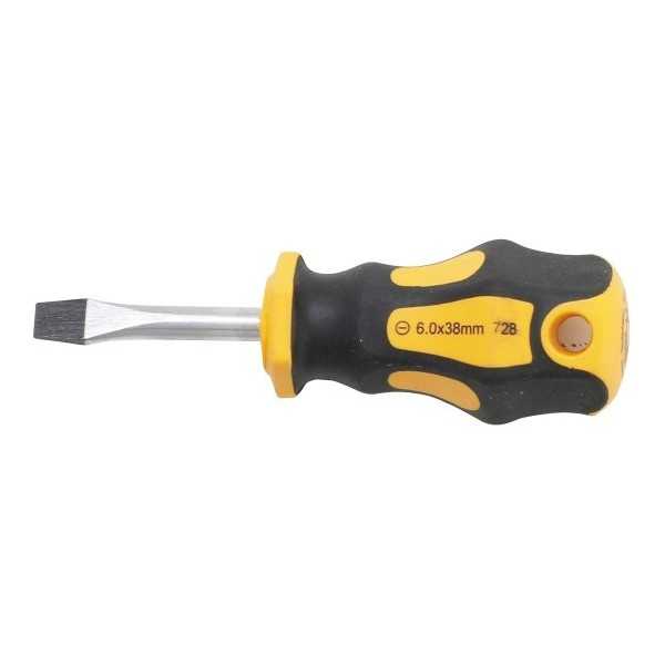 Tournevis pour carburateur plat 6 mm longueur de la lame 38 mm