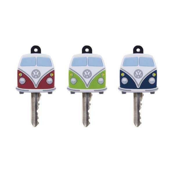 COUVRE-CLÉS POUR BUS VW T1 ENSEMBLE DE 3 PIÈCES SOUS BLISTER |  | A...