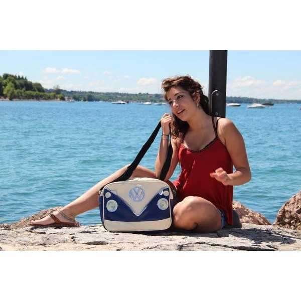 VW T1 BUS PAYSAGE sac à bandoulière - BLEU |  | Sac & Portefeuilles