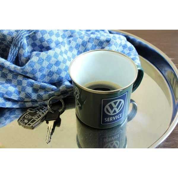 VW T1 BUS ÉMAIL MUG 500ml COFFRET - SERVICE VW / GREY |  | Tasse & Mug