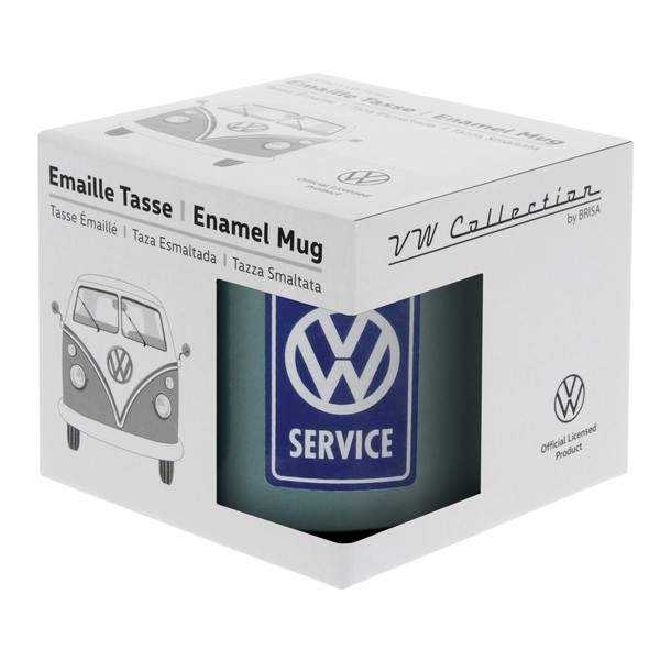 VW T1 BUS ÉMAIL MUG 500ml COFFRET - SERVICE VW / GREY |  | Tasse & Mug