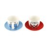 VW T1 BUS ESPRESSO CUP 2-PC SET 100 ml EN COFFRET - AVANT / ROUGE E...