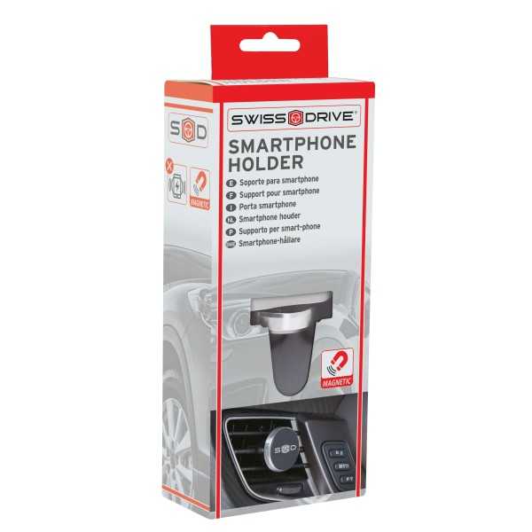 SUPPORT ROND TELEPHONE AIMANTE/GRILLE VENTILATION