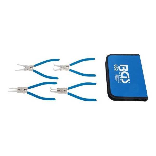 Jeu de pinces Ã  circlips 250 mm 4 piÃ¨ces