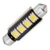 NAVETTE LED C5W SV8.5 41MM CANBUS - 4 LEDS - 6500K BLANC PURE - 1PC