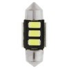 NAVETTE LED C5W SV8.5 31MM CANBUS - 3 LEDS - 6500K BLANC PURE - 1PC