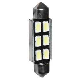 NAVETTE LED C5W SV8.5 6 41MM - 6 LEDS - BLEU - 1PC