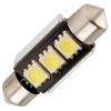 NAVETTE LED C5W SV8.5 36MM CANBUS - 3 LEDS - 6500K BLANC PURE - 1PC