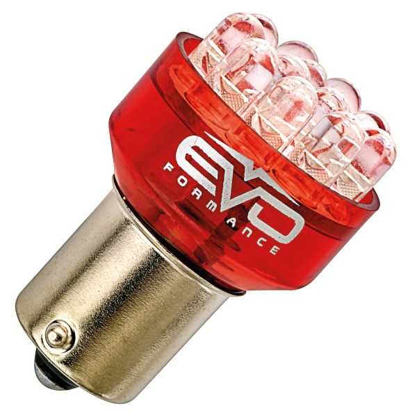 AMPOULE LED STOP/POSITION P21W BA15S 1PLOT - ROUGE - 2PCS