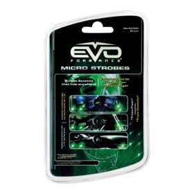 LED POINTS LUMINEUX STROBE - VERT - 3PCS - FDS