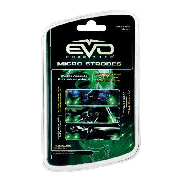 LED POINTS LUMINEUX STROBE - VERT - 3PCS - FDS