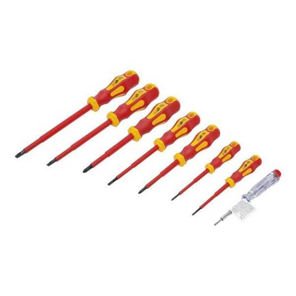 Jeu de tournevis VDE 8 piÃ¨ces