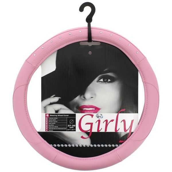 COUVRE VOLANT 37-39CM PINK DIAMONDS