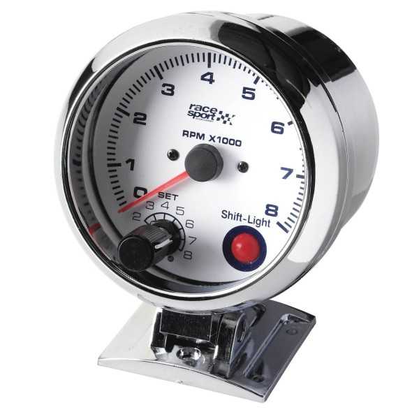 COMPTE TOURS ESSENCE SHIFT LIGHT RACE SPORT DIAM 90MM 12V - FDS