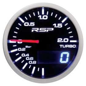 MANOMETRE DE PRESSION DE TURBO RSP D.52MM LED