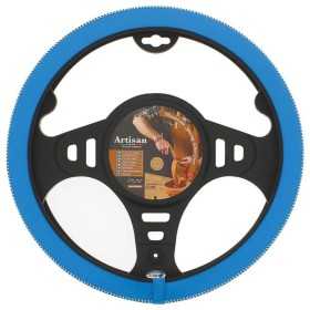 COUVRE VOLANT STYLE ARTISAN 37-39 CM BLEU - FDS