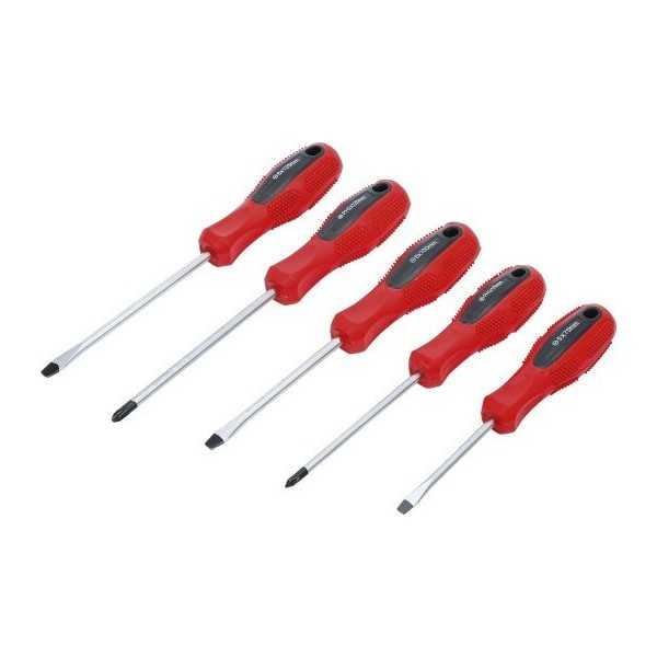 Jeu de tournevis plats / cruciformes 5 piÃ¨ces