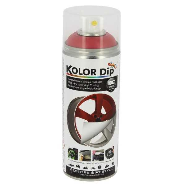 KOLOR DIP PEINTURE FINITION ROUGE METALLIQUE - SPAY 400 ML - MSDS