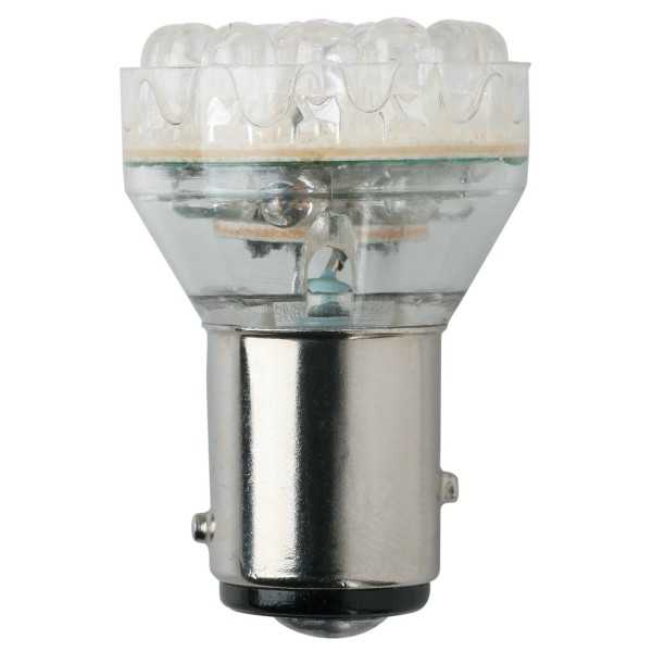 BLISTER 2 AMPOULES LED 12V 1PLOT BA15S ORANGE