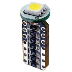 BLISTER 2 AMPOULES LED T10 SMD 12V 3W SS ERREUR W3W (pos horizontale)