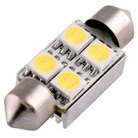 AMPOULE NAVETTE LED BLANC SMD 12V 1