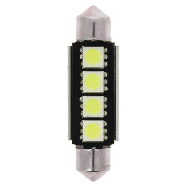 AMPOULE NAVETTE LED BLANC SMD SV8