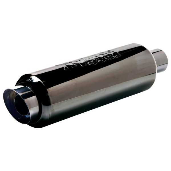 ECHAPPEMENT UNIV GUN METAL NON HOMOL ROUTE D60MM - FDS