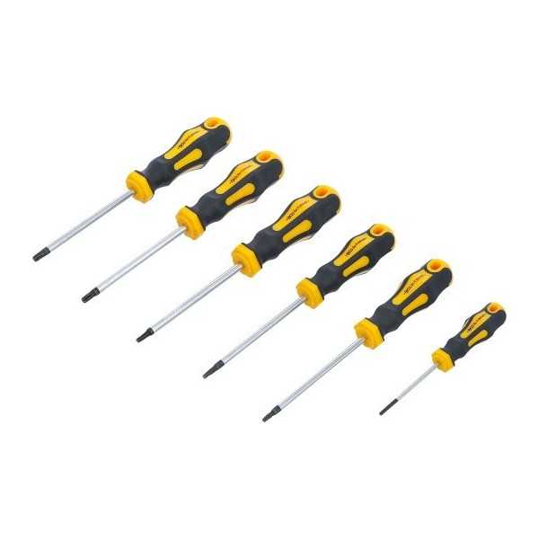 Jeu de tournevis profil en T pour Torx T10 T30 6 piÃ¨ces