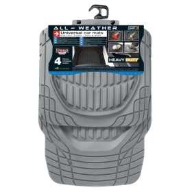 TAPIS CAOUTCHOUC DEEP DISH GRIS - 4 PCS