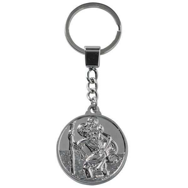 PORTE-CLEFS SAINT CHRISTOPHE ROND